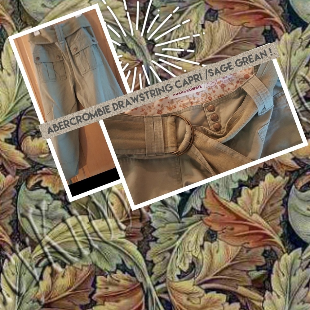 ABERCROMBIE CAPRI'S /DRAWSTRING BOTTEMS